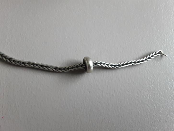 Zilveren trollbeads stopper, Sieraden, Tassen en Uiterlijk, Bedels, Zo goed als nieuw, Trollbeads, Zilver, Ophalen of Verzenden