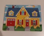 Melissa & Doug Geluidspuzzel rond het huis - Houten knoppuzz, Ophalen of Verzenden, Gebruikt