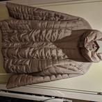 Beige polyester gewatteerd jack maat 44 incl verz, Verzenden, Zo goed als nieuw, Maat 42/44 (L), Beige