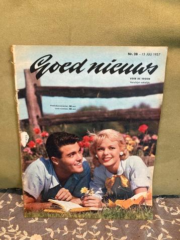 Vintage weekblad Goed nieuws voor de vrouw 1957 (180625) beschikbaar voor biedingen