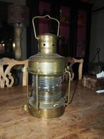 Scheepslamp, Verzamelen, Ophalen of Verzenden, Gebruikt, Motorboot, Kaart, Foto of Prent