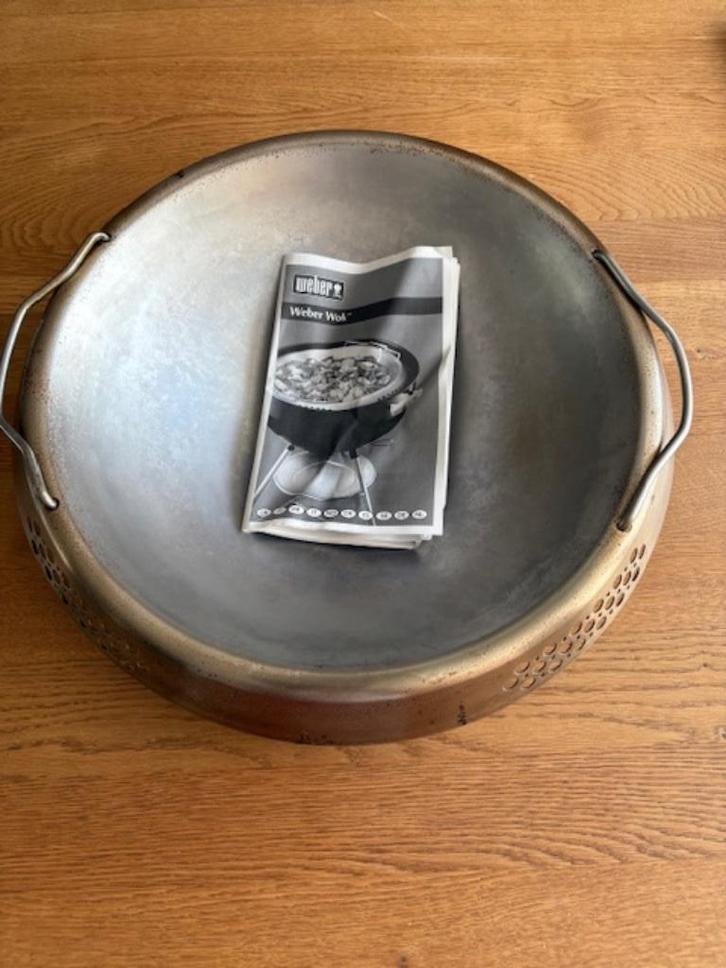 Weber wok, Tuin en Terras, Barbecue-accessoires, Zo goed als nieuw, Ophalen
