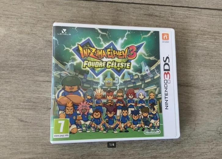 Inazuma Eleven 3 Lightning Bolt voor de Nintendo 3DS, Spelcomputers en Games, Games | Nintendo 2DS en 3DS, Zo goed als nieuw, Sport