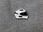 1 mooie pin van een witte helm te koop, Verzamelen, Speldjes, Pins en Buttons, Ophalen of Verzenden, Nieuw, Overige onderwerpen