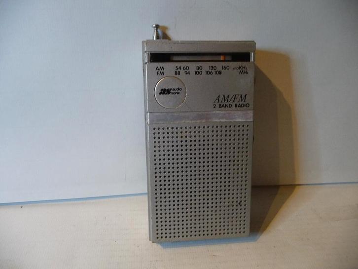 AS Audiosonic 2 band transistorradio. Verzending is mogelijk, Audio, Tv en Foto, Radio's, Gebruikt, Ophalen