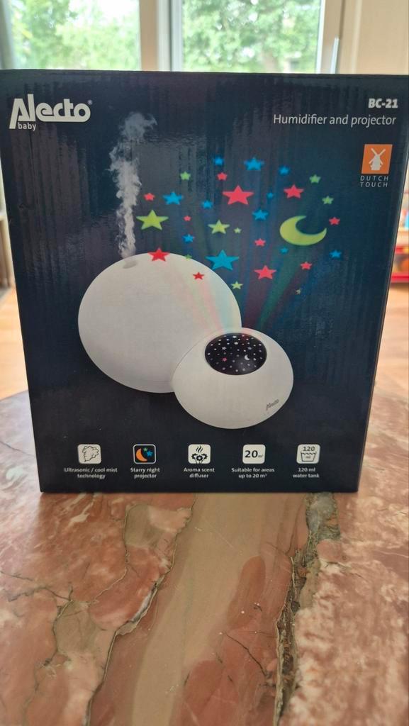 Luchtbevochtiger en projector babykamer, nieuw in verpakking, Kinderen en Baby's, Overige Kinderen en Baby's, Nieuw, Ophalen of Verzenden