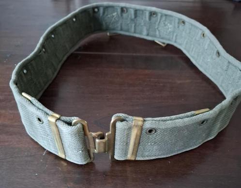Groene legerriem 100 cm Landmacht, Verzamelen, Militaria | Algemeen, Landmacht, Kleding of Schoenen, Nederland, Ophalen of Verzenden