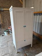 Witte Kinderkledingkast met Lade, Kinderen en Baby's, Kinderkamer | Commodes en Kasten, Ophalen, Gebruikt, Kast, 50 tot 70 cm