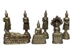 Set van 7 Geboorte dag boeddha beeldjes metaal uit Thailand, Ophalen of Verzenden, Zo goed als nieuw