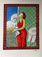 Jacques Tange, zeefdruk Domestic animal, Ophalen