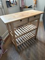 Houten Keukentrolley met Lades FÖRHÖJA van IKEA, Huis en Inrichting, Keuken | Keukenelementen, Ophalen, Gebruikt, 50 tot 100 cm