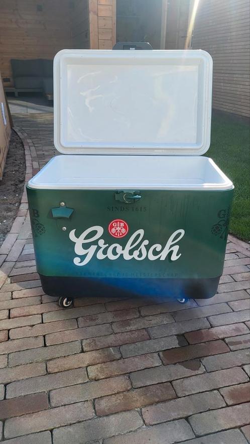 Grolsch Koelbox, Caravans en Kamperen, Koelboxen, Zo goed als nieuw, Koelelement, Ophalen