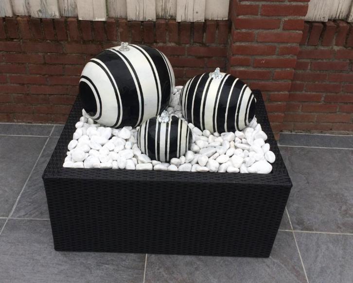 Foltein met 3 ballen, Tuin en Terras, Regentonnen, Zo goed als nieuw, Hout, 150 liter of meer, Ophalen