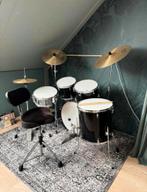 Akoestisch drumstel met dempvellen. Complete set!, Muziek en Instrumenten, Drumstellen en Slagwerk, Ophalen, Zo goed als nieuw