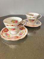 Vintage Elizabethan Theekopjes & Schotels, Antiek en Kunst, Ophalen of Verzenden
