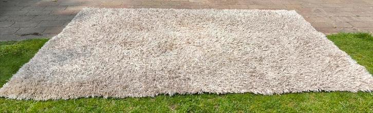 Hoogpolig zijden vloerkleed 200 x 300 cm, Huis en Inrichting, Stoffering | Tapijten en Kleden, Gebruikt, 200 cm of meer, 200 cm of meer