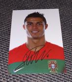 Foto Cristiano Ronaldo met handtekening (print) # Portugal, Verzamelen, Sportartikelen en Voetbal, Verzenden, Nieuw, Buitenlandse clubs