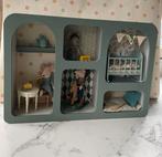Vakkenkastje / mini poppenhuisje met Maileg behang, Verzamelen, Ophalen of Verzenden, Nieuw, Poppenhuis