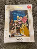 Disney Jumbo puzzel Lady and the trump en de vagebond 1000, Hobby en Vrije tijd, Ophalen of Verzenden, Zo goed als nieuw