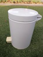 Wit klein pedaalemmertje brabantia, Ophalen, Gebruikt, Minder dan 50 cm