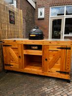 Handgemaakte buitenkeuken incl. BBQ kamado, Ophalen, Nieuw, Houtskool