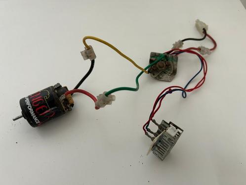 Vintage mechanische regelaar + elektro motor 1/10 rc auto, Hobby en Vrije tijd, Modelbouw | Radiografisch | Auto's, Gebruikt, Onderdeel