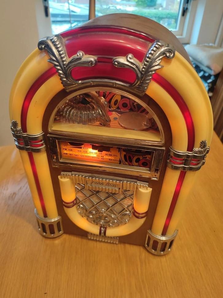 Retro Jukebox Radio-Cassettespeler, Verzamelen, Automaten | Jukeboxen, Gebruikt, Overige merken, 1970 tot heden, Ophalen of Verzenden
