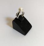 Zilveren ring met parel, 18 tot 19, Verzenden, Nieuw, Dame