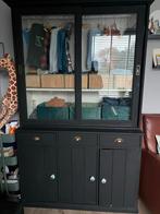 Buffetkast / Kledingkast - Zwart, Huis en Inrichting, Kasten | Buffetkasten, Ophalen, Gebruikt, 100 tot 150 cm, Met lade(s)