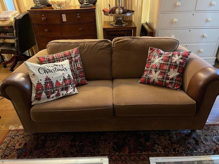 2x DURE Stoffen BANKSTEL 2,5 zits BANKEN ZETELS, Huis en Inrichting, Banken | Bankstellen, Gebruikt, Rechte bank, Overige maten