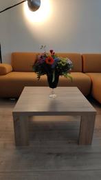 Salontafel strak design licht eiken look 70x70x34,5, Huis en Inrichting, Tafels | Salontafels, 50 tot 100 cm, Minder dan 50 cm