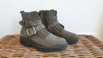 Bullboxer Enkellaarzen Laarzen Suède Groen maat 39, Lage of Enkellaarzen, Ophalen of Verzenden, Zo goed als nieuw, Bullboxer