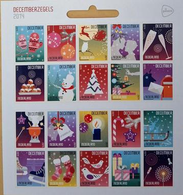 December zegels 2010 / 2025 - 16 blokken van 20 zegels  beschikbaar voor biedingen