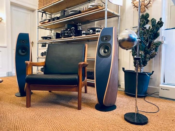 Davone Twist deens design luidspreker, Audio, Tv en Foto, Luidsprekers, Zo goed als nieuw, Front, Rear of Stereo speakers, Minder dan 60 watt