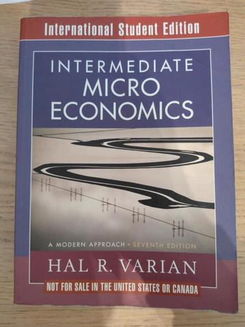 Intermediate Microeconomics - Hal R. Varian - 7th intern. ed beschikbaar voor biedingen