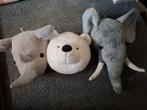 Knuffel dieren koppen, jungle, voor aan de muur, Kinderen en Baby's, Kinderkamer | Inrichting en Decoratie, Ophalen of Verzenden