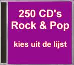 250 CD´s ROCK POP artiesten / zoek uit de LIJST, Ophalen of Verzenden, Poprock