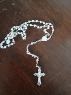 Zilveren rozenkransje in opbergdoosje, Ophalen of Verzenden, Zilver, Overige merken