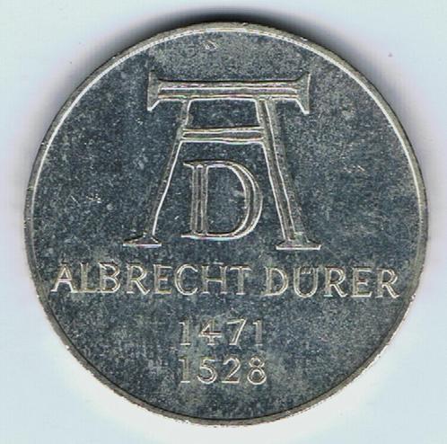 22-1067 Duitsland 5 mark 1971D, Postzegels en Munten, Munten | Europa | Niet-Euromunten, Losse munt, Duitsland, Zilver, Verzenden