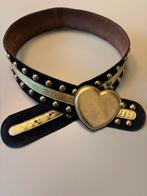 Moschino redwall vintage riem ceintuur hart studs, 5 cm of meer, Verzenden, 90 tot 100 cm, Moschino