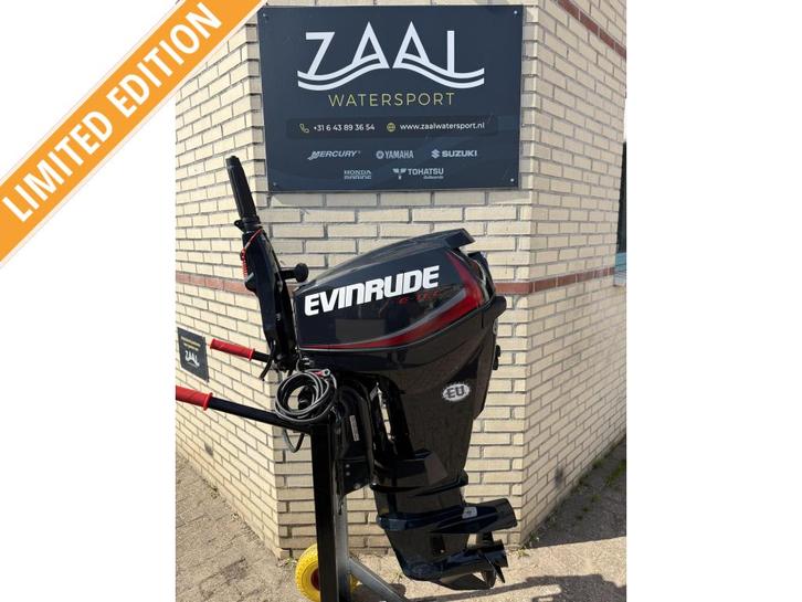 Evinrude 25PK Knuppel powertrim langstaart incl elec. start, Watersport en Boten, Buiten- en Binnenboordmotoren, Gebruikt, Benzine