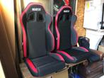 Sparco R100 Zwart Rood Kuipstoel Sportstoel Racestoel, Ophalen of Verzenden