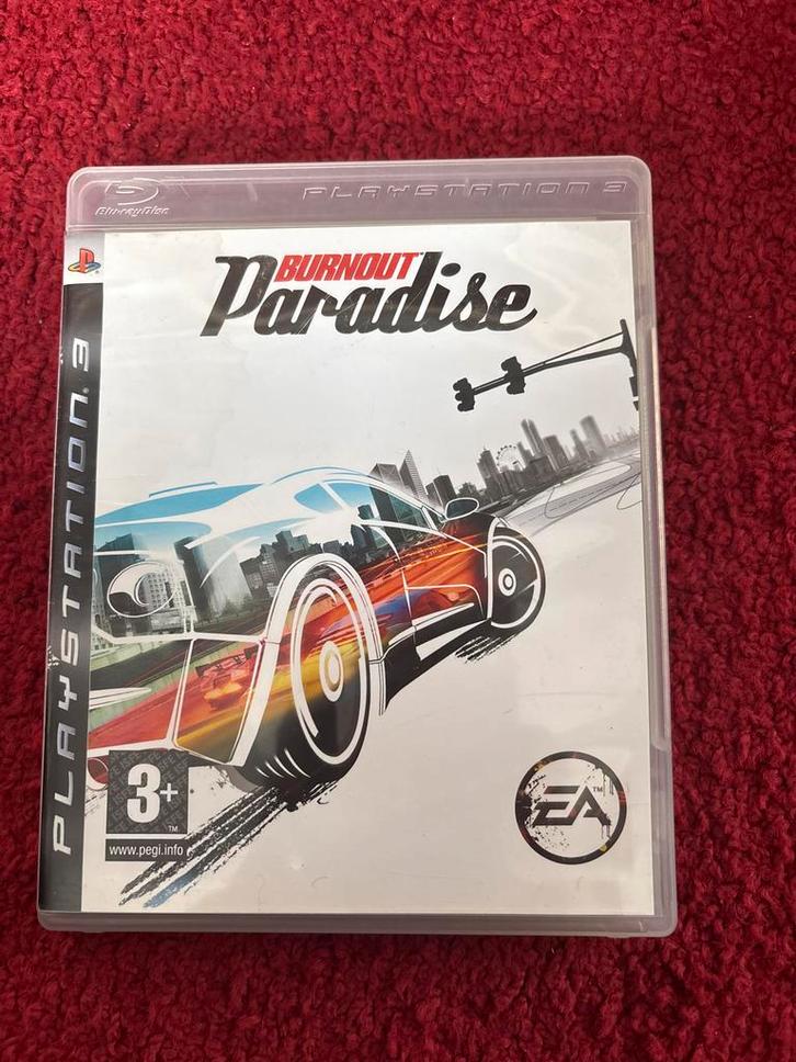 Burnout Paradise - PS3 Racegame, Spelcomputers en Games, Games | Overige, Gebruikt, Racen en Vliegen, 1 speler, Vanaf 3 jaar, Online