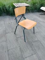 Vintage school stoel., Ophalen, Gebruikt, Vintage Scandinavisch., Eén
