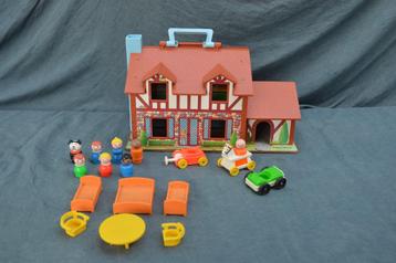 Vintage fisher price Play Family House / huis uit 1980 #952 beschikbaar voor biedingen