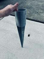 Prijsknaller: paalhouder met pen – diameter 81 mm – 60 cm, Tuin en Terras, Palen, Balken en Planken, Nieuw, Minder dan 180 cm