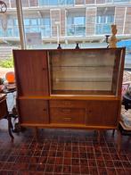 Vintage Deens design teak kast highboard, wandkast, Ophalen