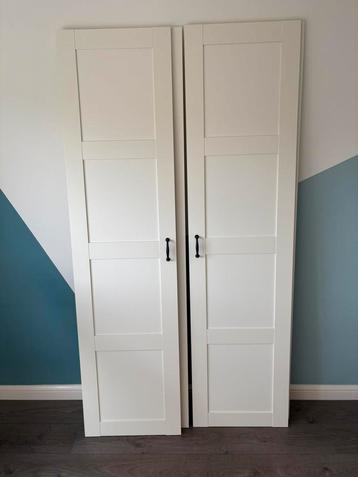 4x IKEA PAX deuren wit – 195x50 cm