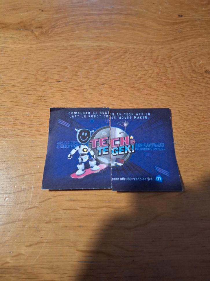 ah tech is te gek plaatjes / stickers, Verzamelen, Supermarktacties, Albert Heijn, Ophalen of Verzenden