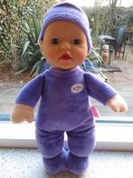 Babypop pop merk BABY Born Zapf Creations in paarse outfit, Ophalen of Verzenden, Zo goed als nieuw, Babypop